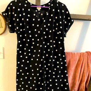 Black and White Polka Dot Dress